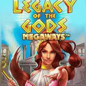 Legacy of Gods Megaways by Blueprint Gaming, showcased at casinorewards-canada.com – game logo