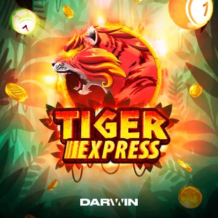 Tiger Express online game logo by Darwin Gaming on casinorewards-canada.com